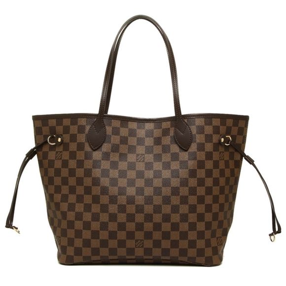 Louis Vuitton Neverfull MM Tote Bag Damier Ebene Rose Ballerine Light Pink - Picture 5 of 7